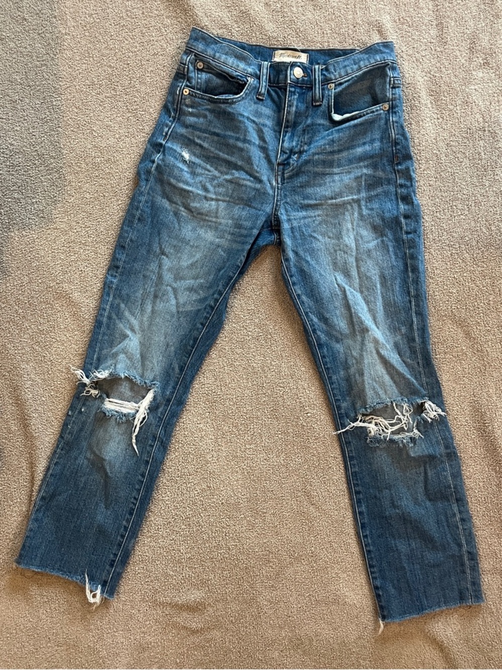 Madewell the high rise slim boyjean - women’s size 24